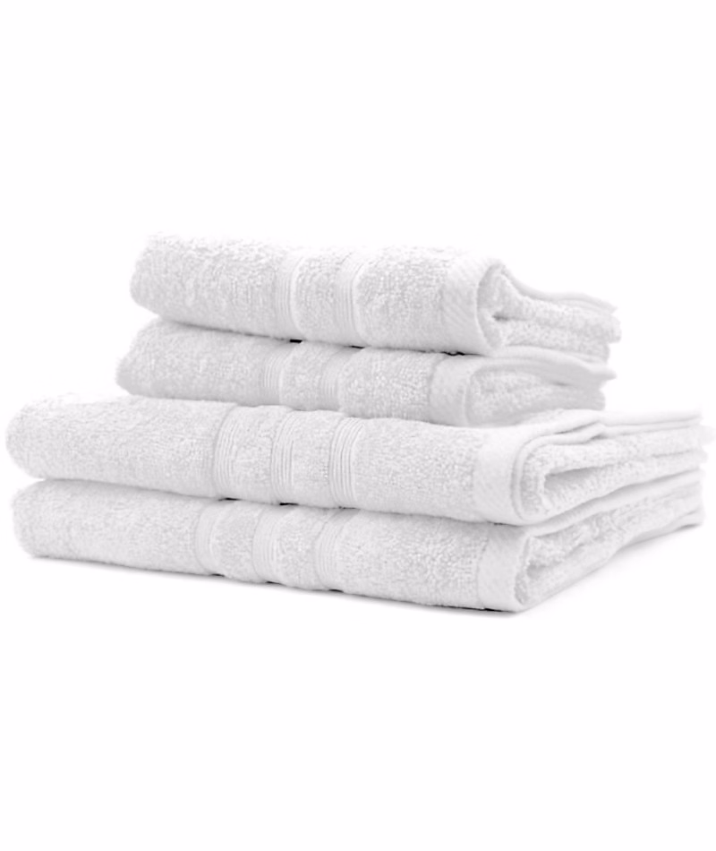2 Serviettes de bain TODAY 50x90 + 2 Draps de bain 70 × 130 cm 100% Coton – Craie