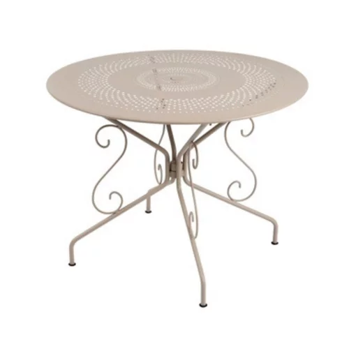 Pour vivre le jardin autrement:Table ronde Montmartre Muscade Ø 96 cm