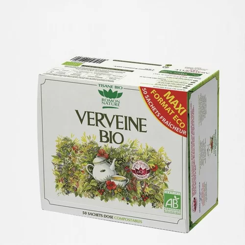 Espace vert moderne:Tisane Verveine bio - 50 sachets