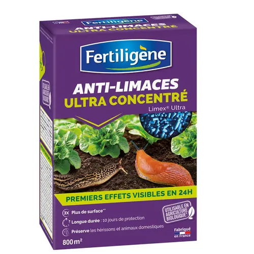 Pour mieux équiper votre jardin:Anti-limaces et escargots ultra concentré Fertiligène - 800 g