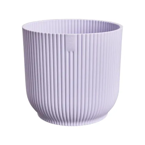 Parfait au jardin:Cache-pot coloris violet en plastique recyclé Elho - Ø 7 cm