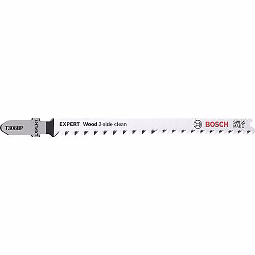 Lame de scie sauteuse Bosch EXPERT Wood 2 | side clean T308BP – lot de 3