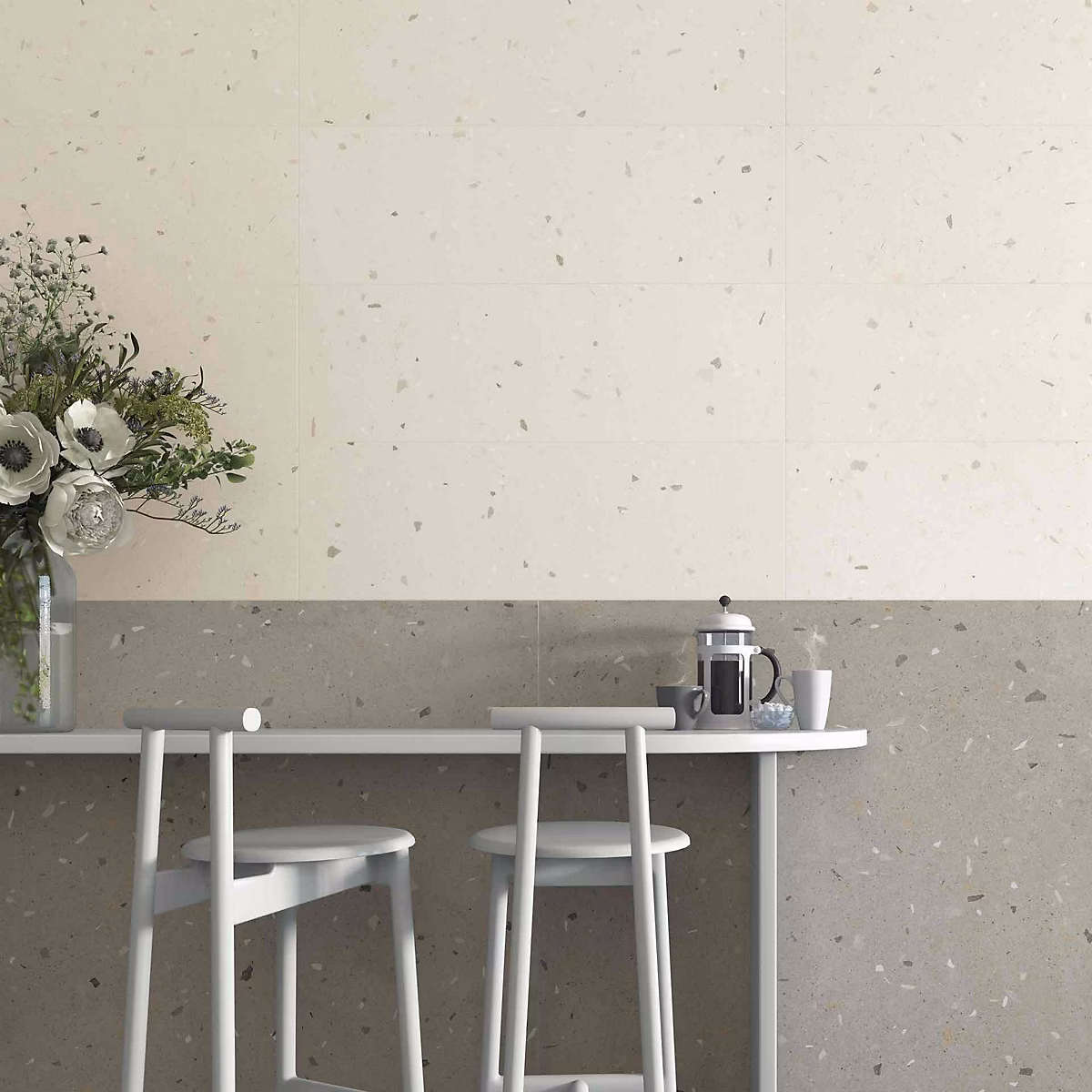 Carrelage Effet Terrazzo CROCCANTE 60x120 Sesamo – Les Carreaux de Jean