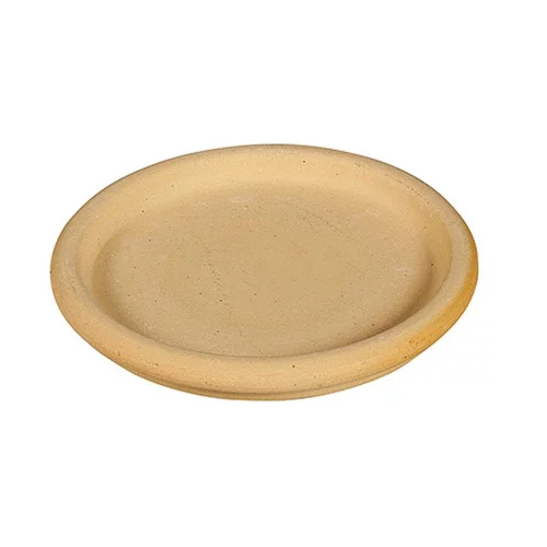 Jardin adapté：Soucoupe ronde sable D.31 x H3,2 cm