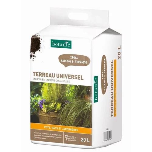 Pour vos besoins extérieurs:Terreau universel botanic® - 20 L
