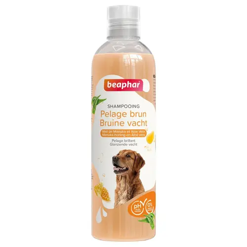 Qualité extérieur:Shampooing pour chien pelage brun Beaphar - 250 ml