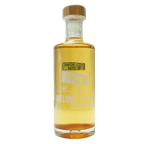 Une idée pratique pour l’extérieur:Sirop de melon bio - bouteille de 25 cl