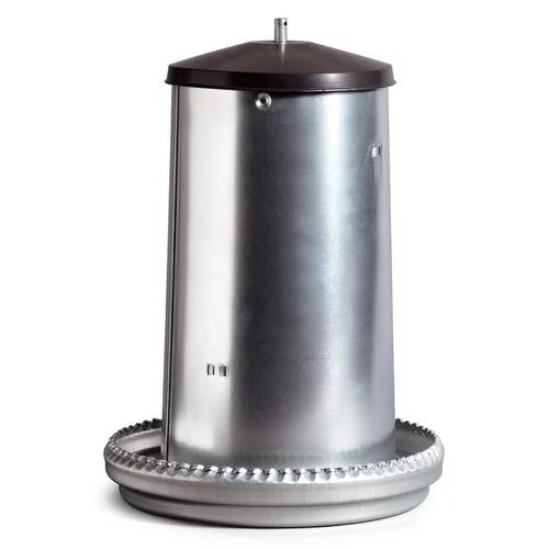 Idée simple:Mangeoire trémie en acier galvanisé de 18 kg Ø 39 cm