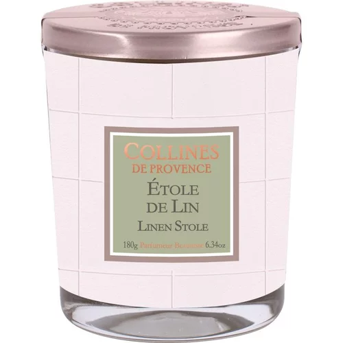 Pour donner du style au jardin:Bougie parfumée Couture senteur étole de lin 180 g