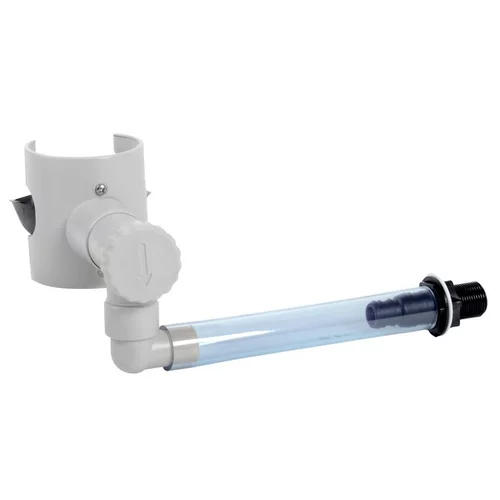 Essentiel pour le jardin：Kit Collecteur Capt’eau pour gouttière ronde couleur gris
