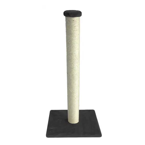 Jardin et maison:Arbre à chat griffoir noir Europet Classic High post - Ø 40 x H 90 cm