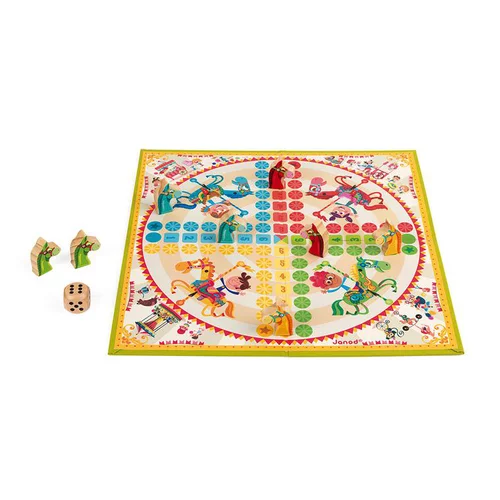 Univers végétal：Jeu de petits chevaux carrousel – 4 à 8 ans