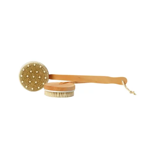 Loisirs au jardin:Brosse dos de massage bois 11x44 cm