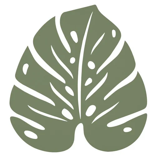 Pour vos espaces verts:Dessous de plat en acier coloris vert cactus Fermob Monstera - 24 x 22 cm