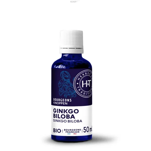 Spécial jardin:Complément alimentaire gemmo macérat ginkgo biloba bio Herbes et Traditions - 50 ml
