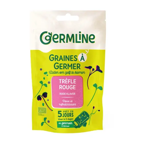 Bien pratique à l’extérieur:Graines à germer bio trèfle rouge - 150 g