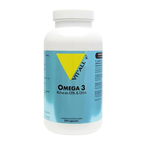 Déco au jardin:Oméga 3 en boite de 1000 mg - 120 capsules