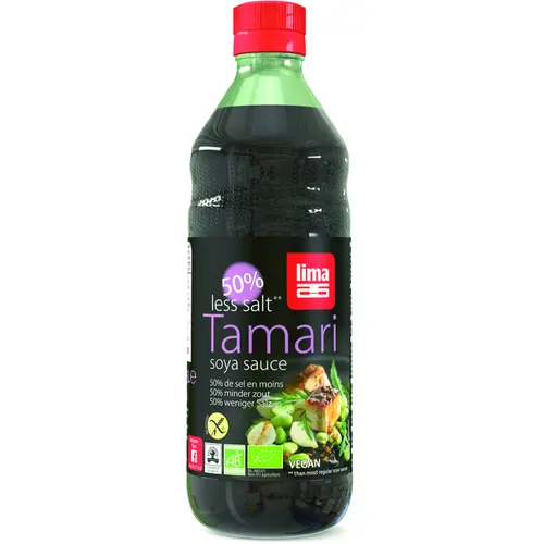 Jardin & pratique：Tamari 50% de sel en moins Lima - 500 ml