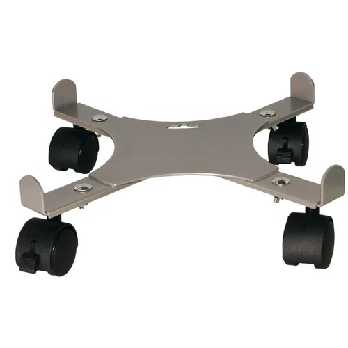 Sélection pour votre jardin:Support 4 roulettes extensible gris alu 34 à 51 cm