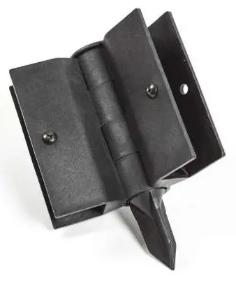 Jardin solution：Charnière pour potager modulable en PVC recyclé coloris noir Mon Petit Potager - 16,5 x 14 x 4,3 cm