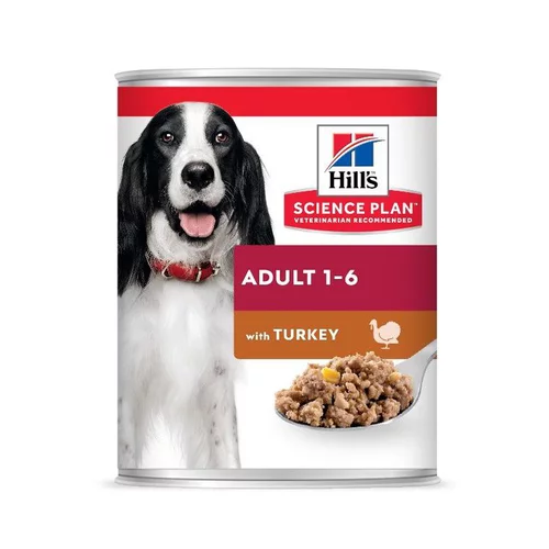Idée utile:Boîte pour chiens adultes à la dinde Hill’s - 370 gr