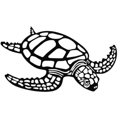 Décoration murale en métal Animal (Tortue)