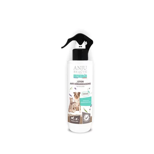 Solution utile:Lotion anti-démangeaisons pour chien et chat 250 ml