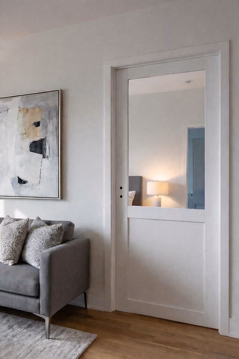 Bloc Porte Atelier Blanc Sans Meneau H204 X L73 Cm Côte Tableau P.droit Gd Menuiseries – Réf. LQGALJXKT2461451182