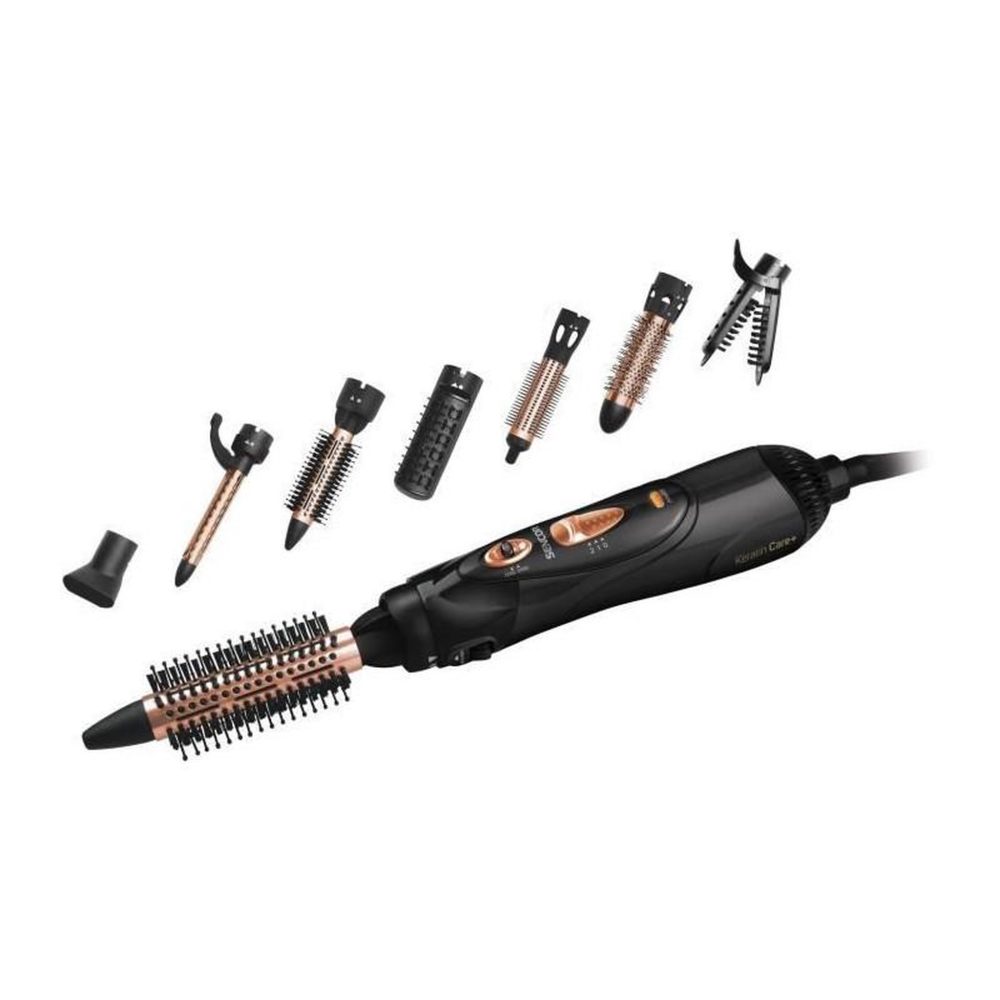 SENCO Fer a friser a air chaud - SENCOR - SHS 8550BK - 1000 W - 7 accessoires - Noir
