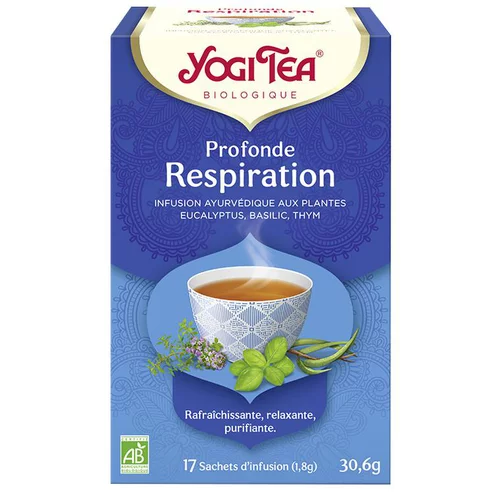 Jardin pratique:Yogi Tea Profonde respiration – La boîte de 17 sachets