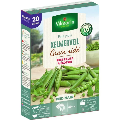 Jardin à équiper:Graines de petit pois Kelmerveil grain ridé Vilmorin - graines à semer