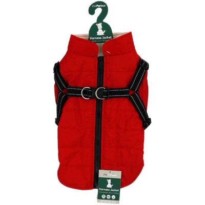 Veste harnais pour chien 35 cm (Rouge)