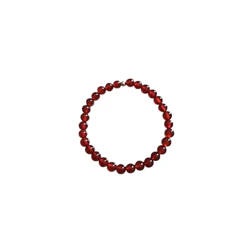 Adapté à votre jardin：Bracelet agate cornaline unie 4mm