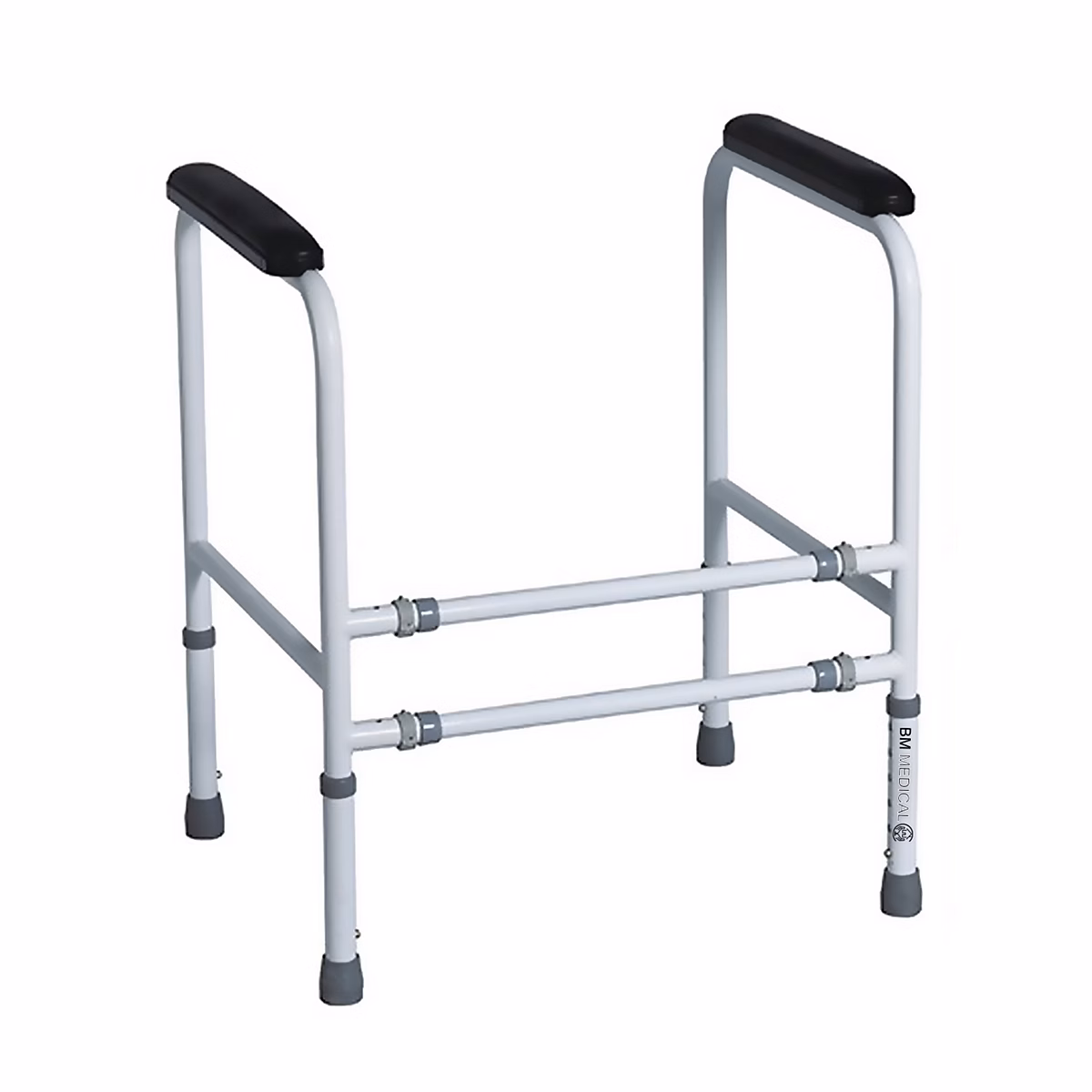 Cadre de toilette autoportant – Bm Médical CT | 50 | Réglable en hauteur et en largeur