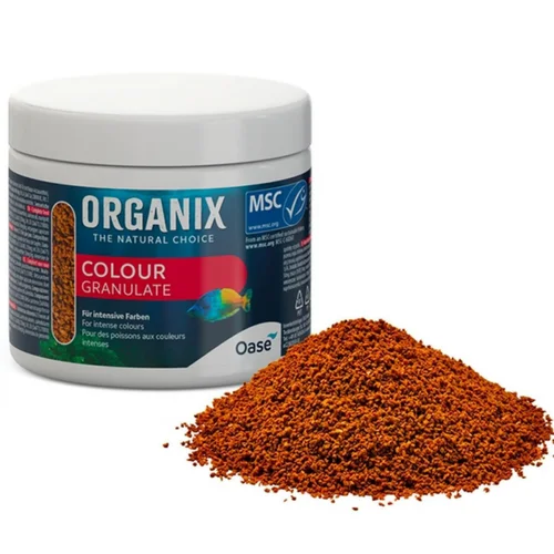 Nature au jardin：Nourriture pour poissons colorés - OASE Organix Colour Granulate - 175ml