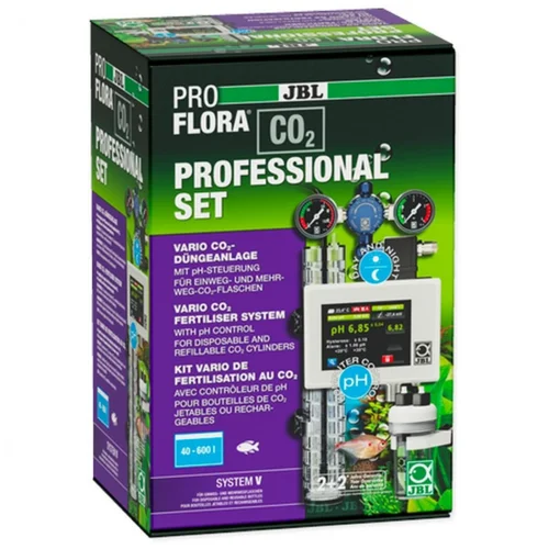 Pour mieux organiser votre jardin:Kit CO2 professionnel avec contrôleur CO2/pH, JBL ProFlora Set V