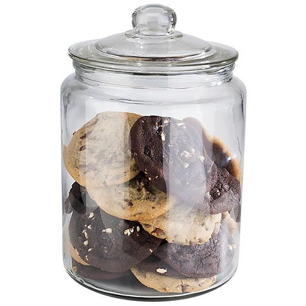 Bocal de conservation en verre pour biscuits – 6 Litres