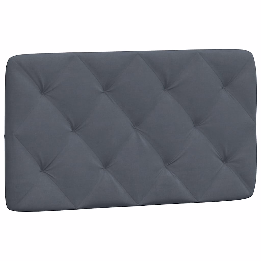 Coussin de tête de lit gris foncé 90 cm velours vidaXL – Réf. RQWBTNGUS9748052491