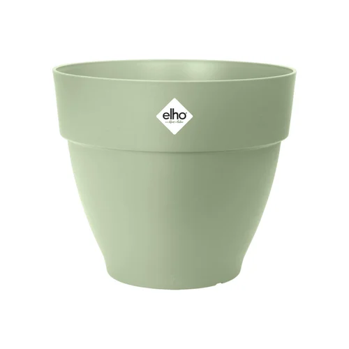Pour vos moments au jardin:Pot en polypropylène vert pistache Elho Vibia Campana - Ø 40 x 33,4 cm