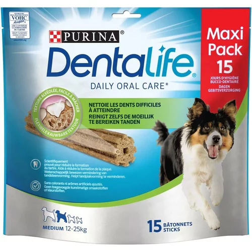 Côté jardin:Snack à mâcher Dentalife Medium pour chien de taille moyenne 345 g