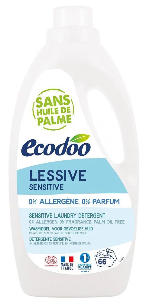 Utile pour l’extérieur：Lessive Sensitive 0% Ecodoo - 2 L