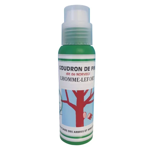 Pour vos besoins extérieurs:Cicatrisant pour plaies arbres et arbustes goudron de pin Lhomme-lefort - 250 g
