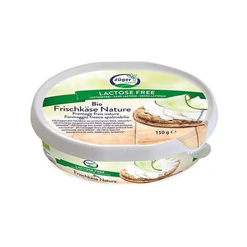 Jardin et confort：Fromage frais nature sans lactose Zuger - 150 g