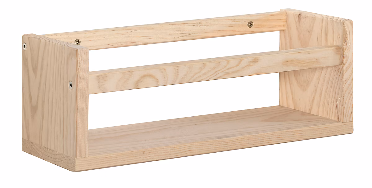 Bibliothèque – Étagères à épices en bois de pin 40cm
