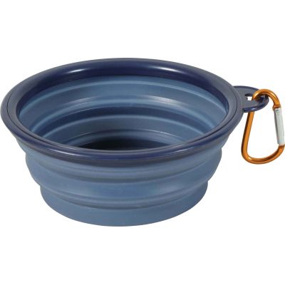 Gamelle souple en silicone bleu Bivouak (650 ml)