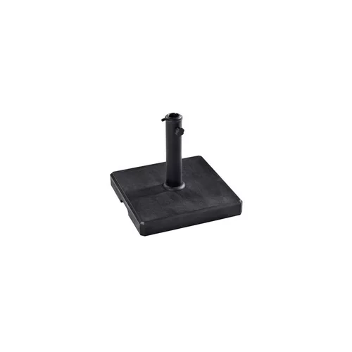 Pour vos moments au jardin:Pied de parasol carré ciré noir - 20 kg
