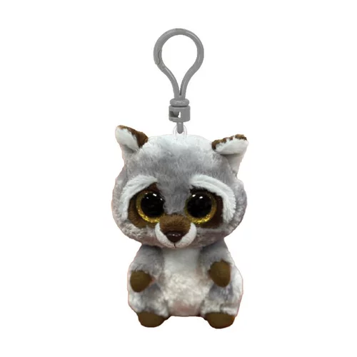À adopter pour l’extérieur:Porte-clés TY Okie le raton laveur - 8 cm