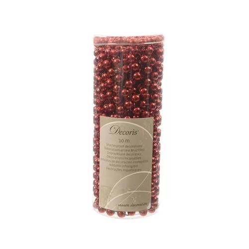 Qualité au jardin:Guirlande de perles rouges 10m