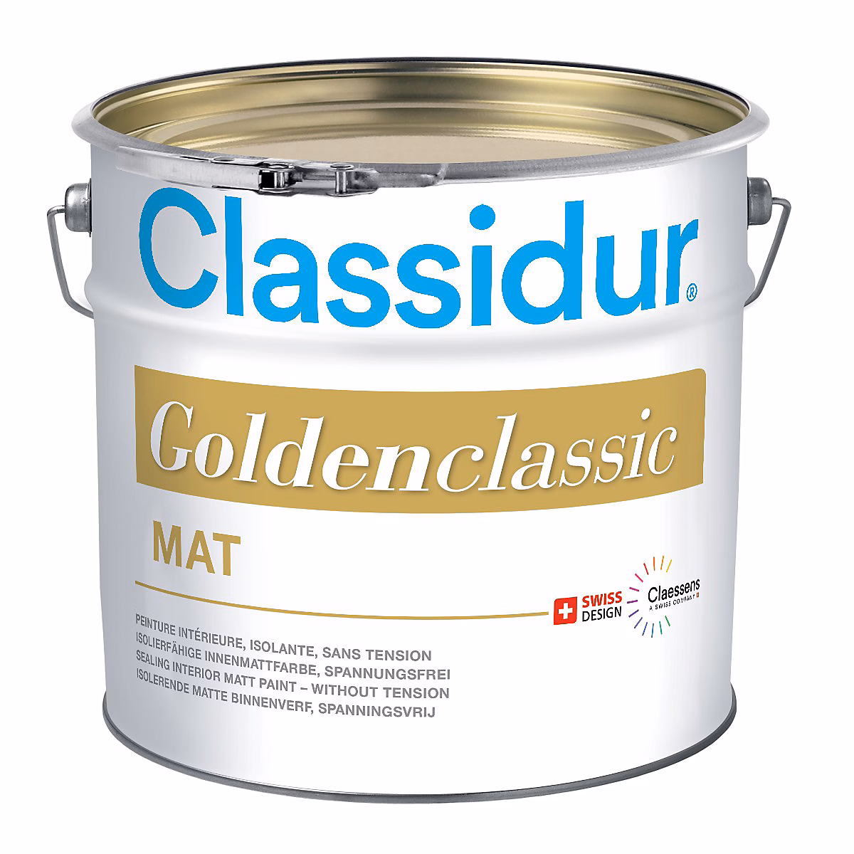 CLASSIDUR GOLDEN CLASSIC 15L – Peinture mate de rénovation intérieure de hautes performances