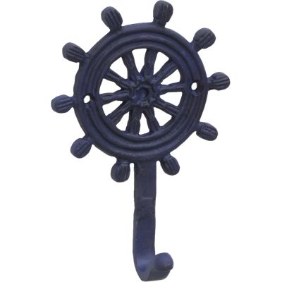 Patère en métal Gourvenail 9 x 5 x 14 cm (Bleu)